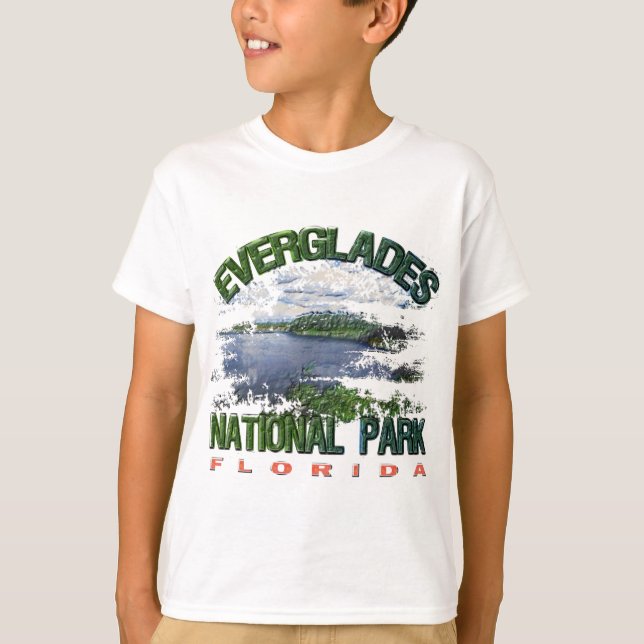 Camiseta Marismas parque nacional, Florida (Frente)