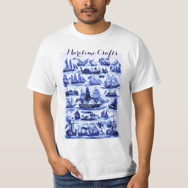 Camiseta MARÍTIMO,NAVIOS DE VINTAGEM,NAVIOS DE VARREDURA,Ma (Frente)