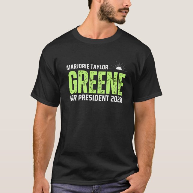 Camiseta Marjorie Taylor Greene 2028 Presidente  (Frente)