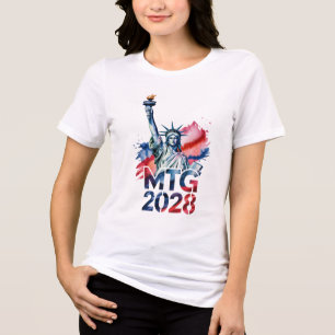 Camiseta Marjorie Taylor Greene Presidente 2028 Conservador