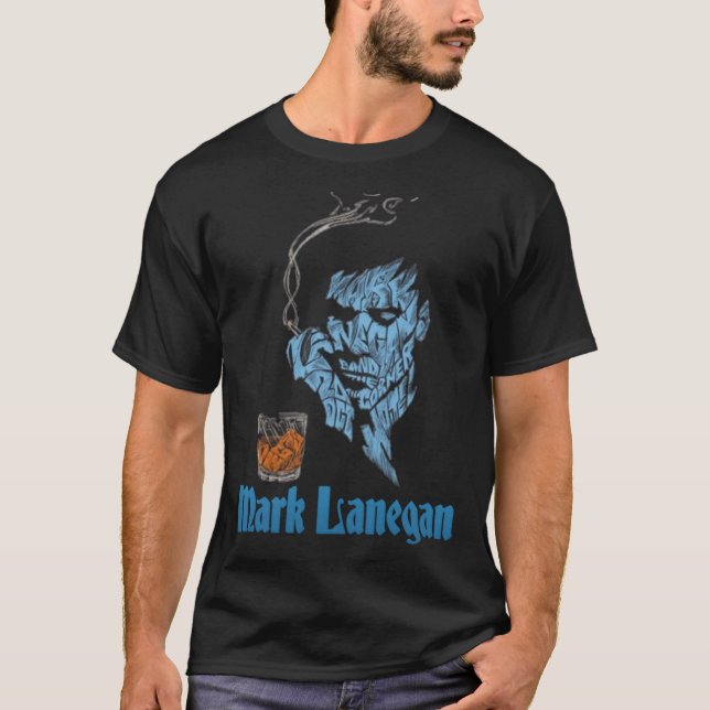 Camiseta Mark Lanegan, RIP Mark Lanegan    (Frente)