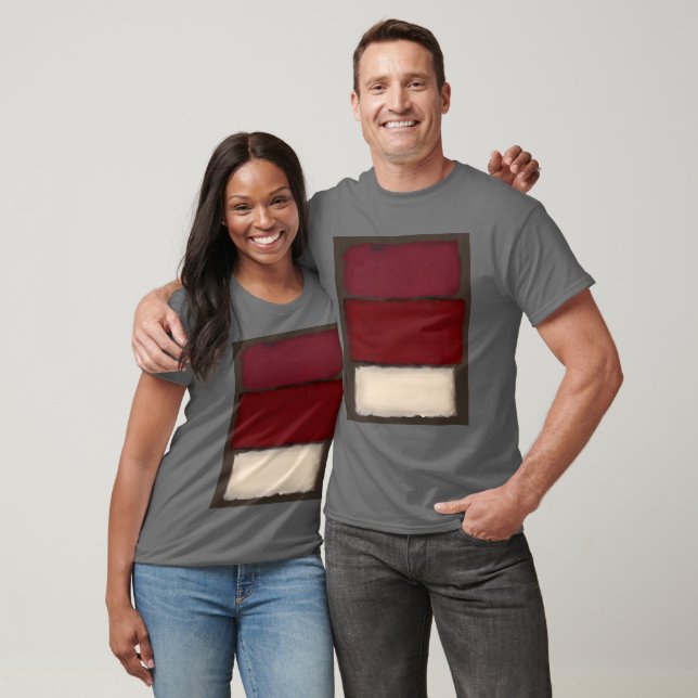 Camiseta Mark Rothko art no estilo digital 6 (Unissex)