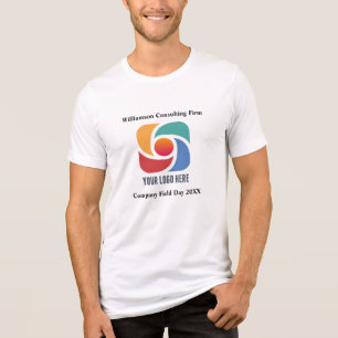 Camiseta Marketing de campo da empresa de logotipo comercia