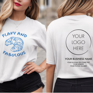 Camiseta Marketing de Negócios de Padaria com Logotipo e Cr