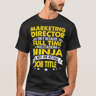 Camiseta Marketing Diretor Multitarefa Ninja Coração Real