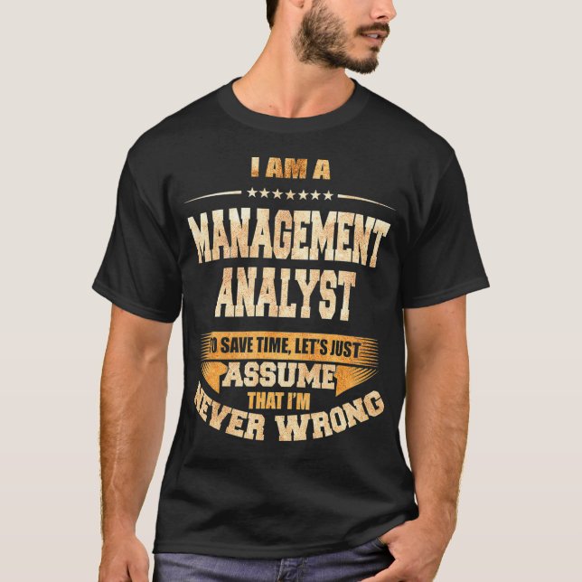 Camiseta Marketing Manager To Save Time Im Never Wrong Funn (Frente)
