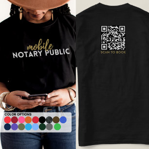 Camiseta Marketing público notarial portátil Dourado Pro Bl