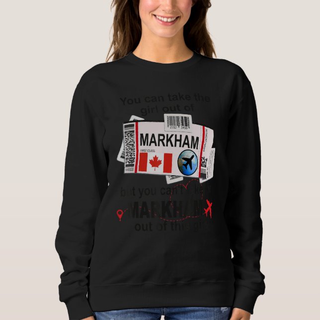 Camiseta Markham Girl Markham Embembarque e Markham (Frente)