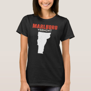 Camiseta Marlboro Vermont EUA Estado América Viagem Vermont