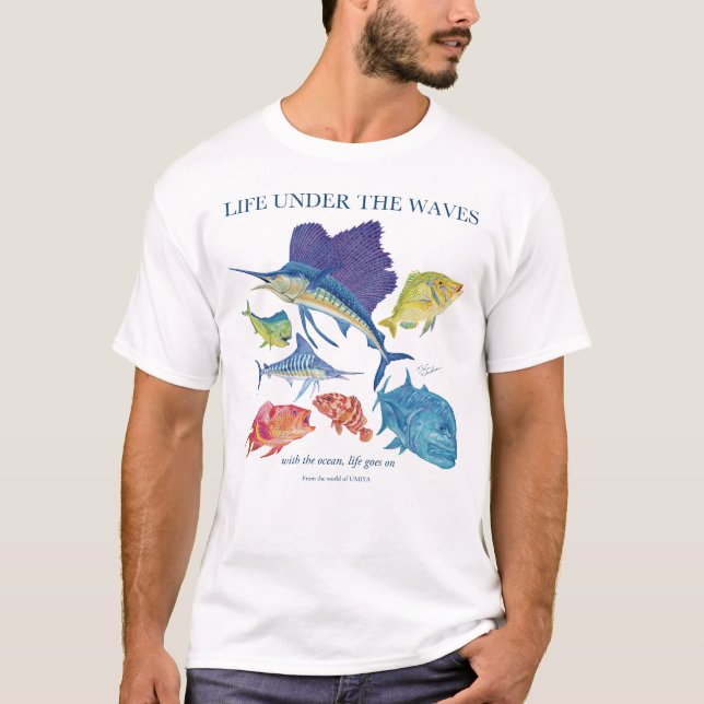 Camiseta marlin and More | Ocean Life (Frente)