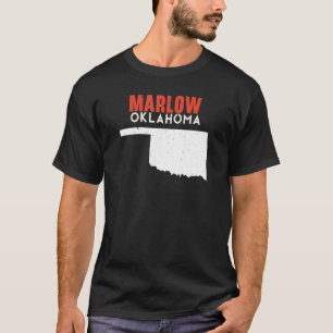 Camiseta Marlow EUA State America Viagem Oklahoman