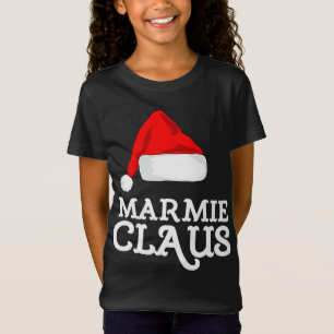 Camiseta Marmie Claus Christmas Hat Family Pj Group Matchin