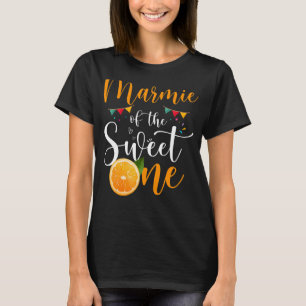 Camiseta Marmie Do Laranja Da Família Doce De Um primeiro a