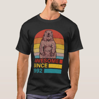 Camiseta Marmot 1992 Birthday Vintage Marmot Retro Sunset