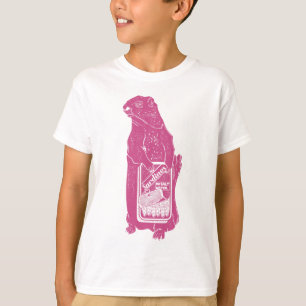 Camiseta Marmot Groundhog comendo sardinha
