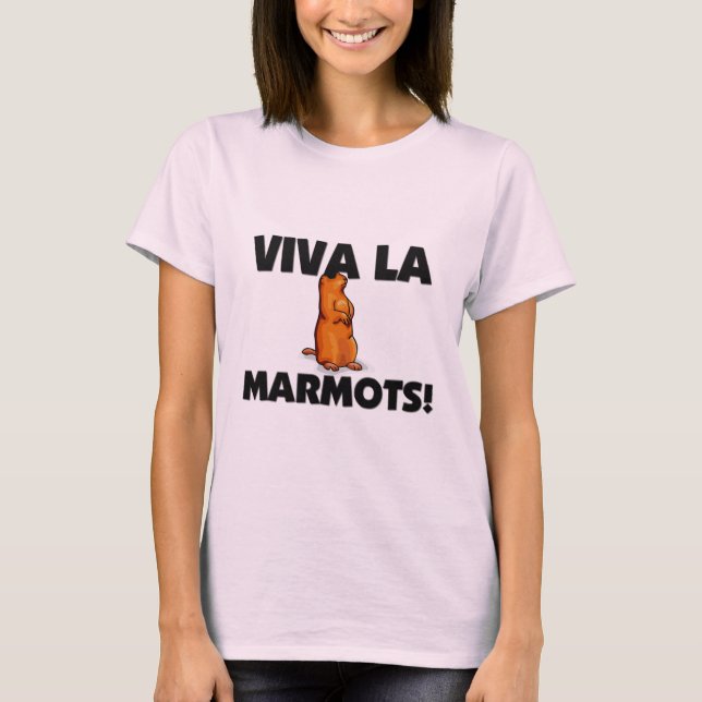 Camiseta Marmota do La de Viva (Frente)