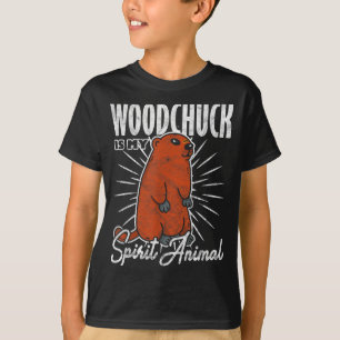 Camiseta Marmota é meu animal espiritual _1