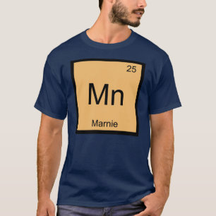 Camiseta Marnie Nome Química Elemento Tabela Periódica