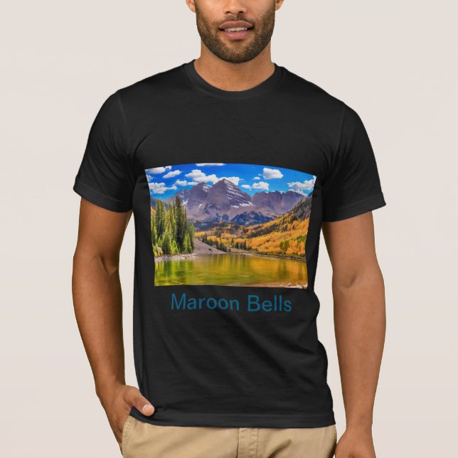 Camiseta Maroon Bells em Aspen, Colorado (Frente)
