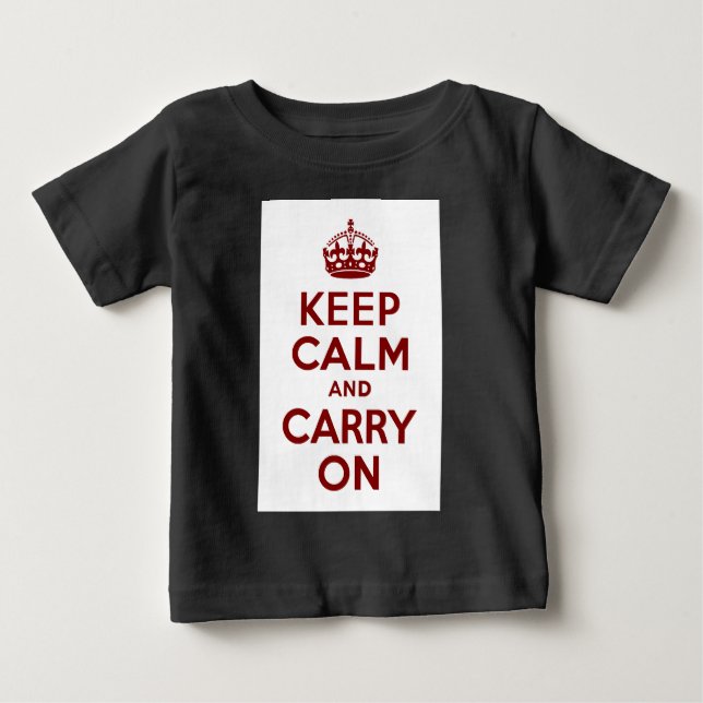Camiseta Maroon, fique calma e continue (Frente)