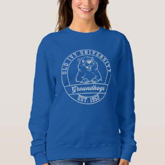 Camiseta Maroon Groundhogs Dark Sweatshirt - Women's