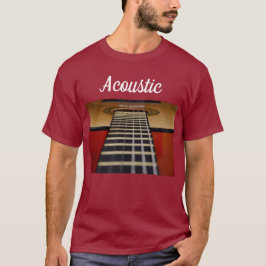 Camiseta Maroon - Violão acústico