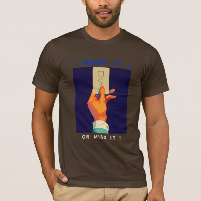 Camiseta Marque Ou Perca (Frente)
