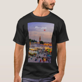 Camiseta Marraquexe, Marrocos - Praça Jemaa el Fnaa