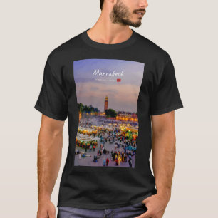 Camiseta Marraquexe, Marrocos - Praça Jemaa el Fnaa