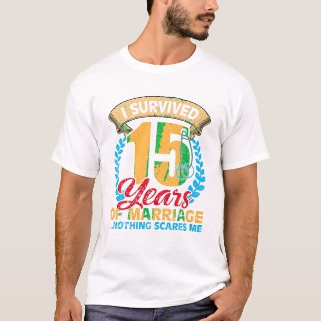 Camiseta Married for 15 years (Frente)