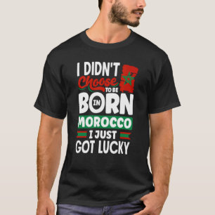 Camiseta Marrocos, Bandeira do Marrocos, acabei de ter sort