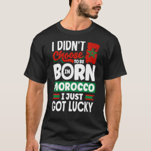 Camiseta Marrocos, Bandeira do Marrocos, acabei de ter sort