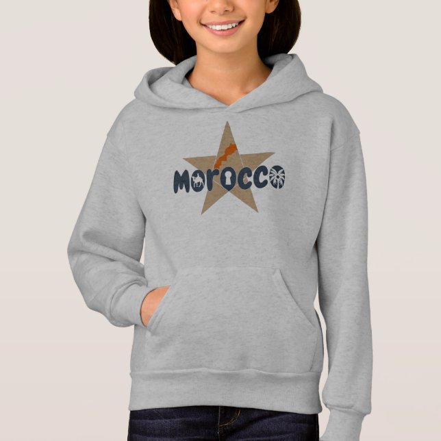 Camiseta Marrocos é a identidade, transmitida com orgulho (Frente)
