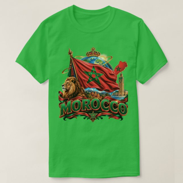 Camiseta Marrocos Global (Frente do Design)