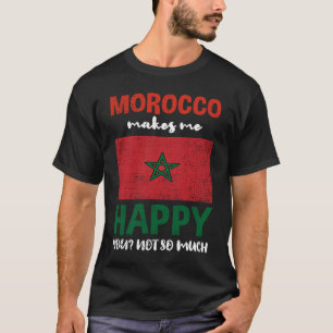 Camiseta Marrocos Me Faz Feliz Com Você Não Tanta Vintagem