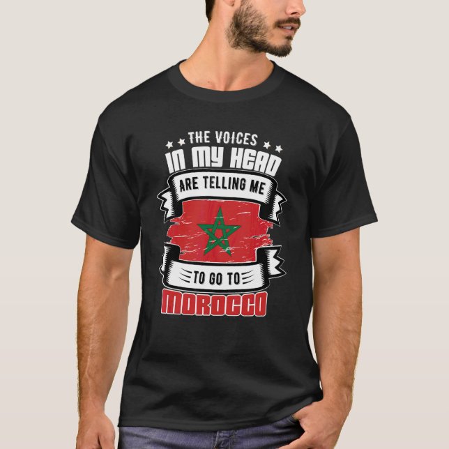 Camiseta Marrocos Na Minha Cabeça (Frente)