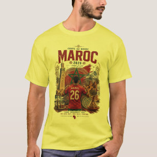Camiseta Marrocos Para Sempre: Copa do Mundo de 2026
