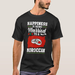 Camiseta Marrocos Sinaliza Que A Felicidade Está Sendo Casa