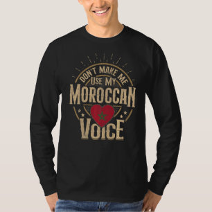 Camiseta Marrocos Sinaliza Souvenirs Para Os Marroquinos