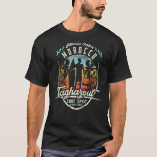 Camiseta Marrocos Surfing Surf Vintage Surfer Taghazou