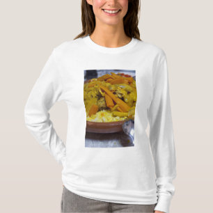 Camiseta Marrocos, Tetouan. Refeição tradicional marroquina