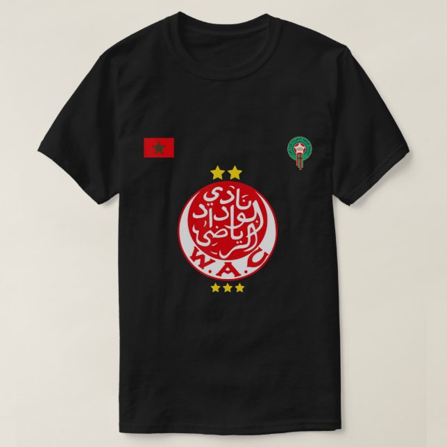 Camiseta Marrocos Wydad Casablanca Wac Lover Soccer Widad T (Frente do Design)