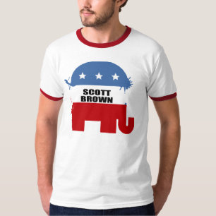 CAMISETA MARROM DE SCOTT