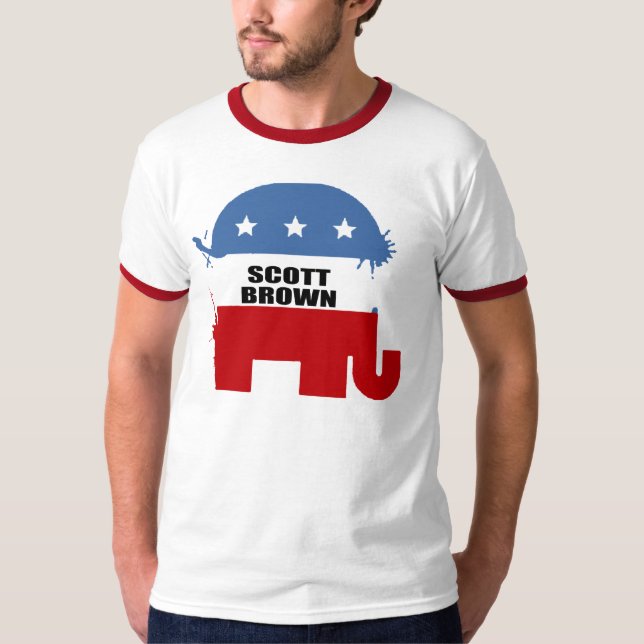 CAMISETA MARROM DE SCOTT (Frente)