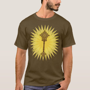 Camiseta Marrom Tradicional Etiópia Design