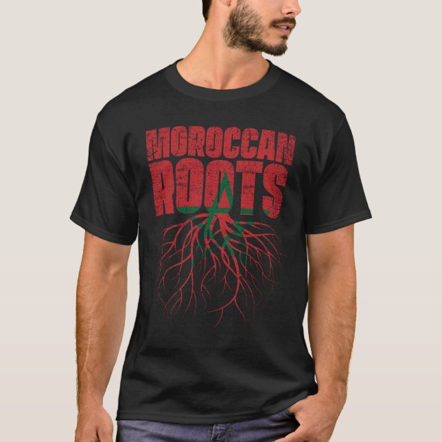Camiseta Marroquino Roots Mark Heritage Flag (Frente)
