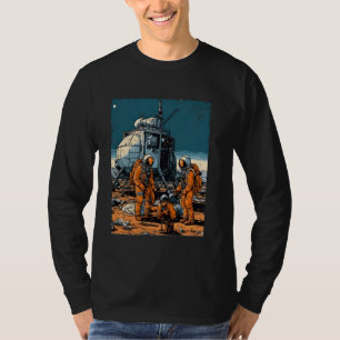 Camiseta Mars Acidente Astronauta Engraçado Espacial Cosmic