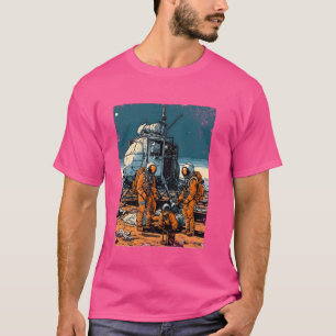 Camiseta Mars Acidente Astronauta Engraçado Espacial Cosmic