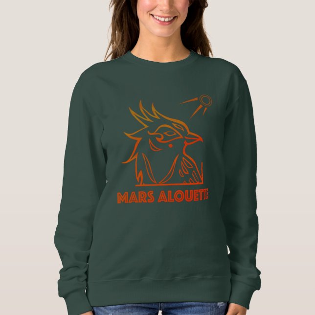 Camiseta Mars Alouette sweatshirt vert foncé (Frente)