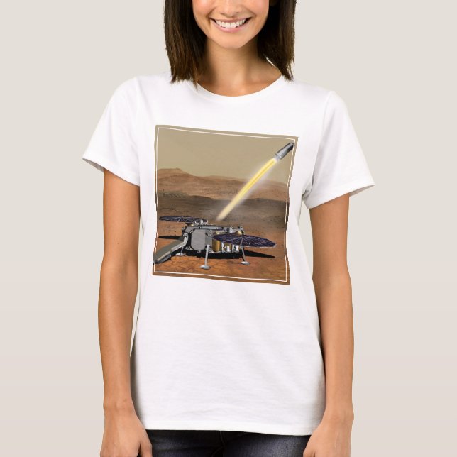 Camiseta Mars Ascent Vehicle Lançado De Marte. (Frente)